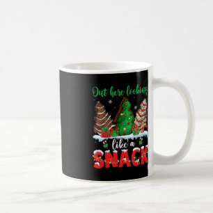Hier draußen sieht es aus wie ein Snack Weihnachts Kaffeetasse