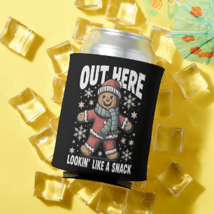 Hier draußen sieht man wie ein Snack Lebkuchen Wei Dosenkühler
