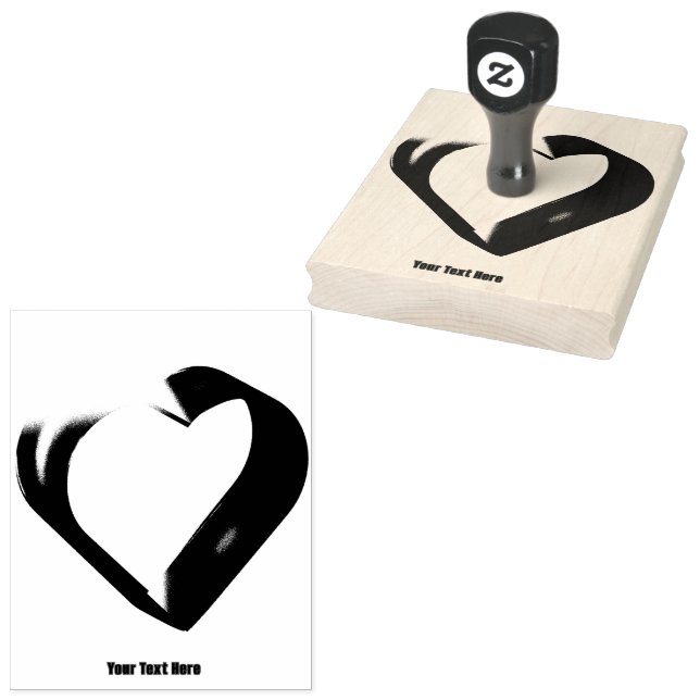 Hier drucken Sie den Text individuell anpassen. Gummistempel (Stempel)