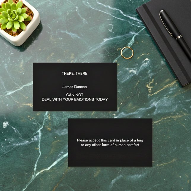 HIER EINE HUG-Calling Card Telefonnummerkarte (Personalized Boundaries! Calling Card)