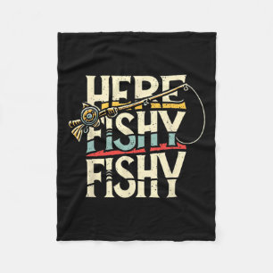 Hier Fischfang Fleecedecke