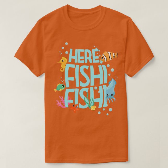 Hier Fishi Fishi T-Shirt (Design vorne)