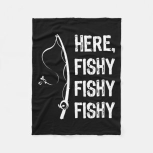 Hier Fishy Fishy T Shirt Funny Fishing Shirts Fleecedecke