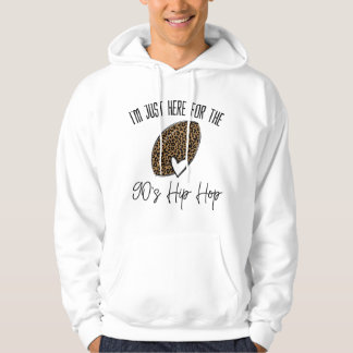 Hier für 90er Hip Hop Fußball Frauen Leopard Hoodie