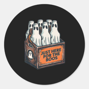Hier für Boos Halloween 6er Booze Ghost Bee Runder Aufkleber