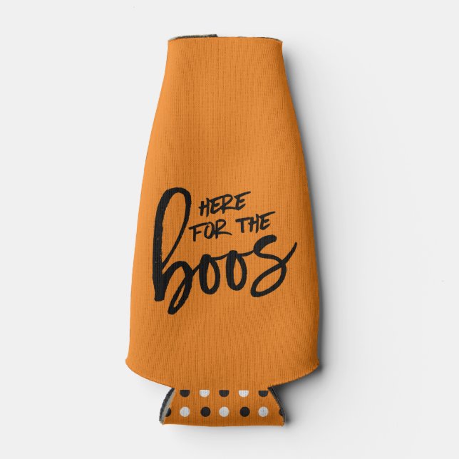 Hier für Boos Orange Halloween Flasche Cooler Flaschenkühler (Vorderseite)