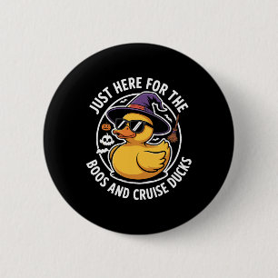 Hier für Buhs und Kreuzfahrtenten Lustiger Hallowe Button