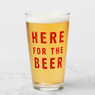 Hier für das Bier Glas