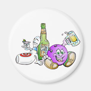 Hier für das Bier! Magnet