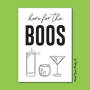 Hier für das Boos Bar Cart-Zeichen Poster