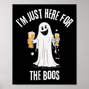 Hier für das Boos Funny Ghost Halloween Poster