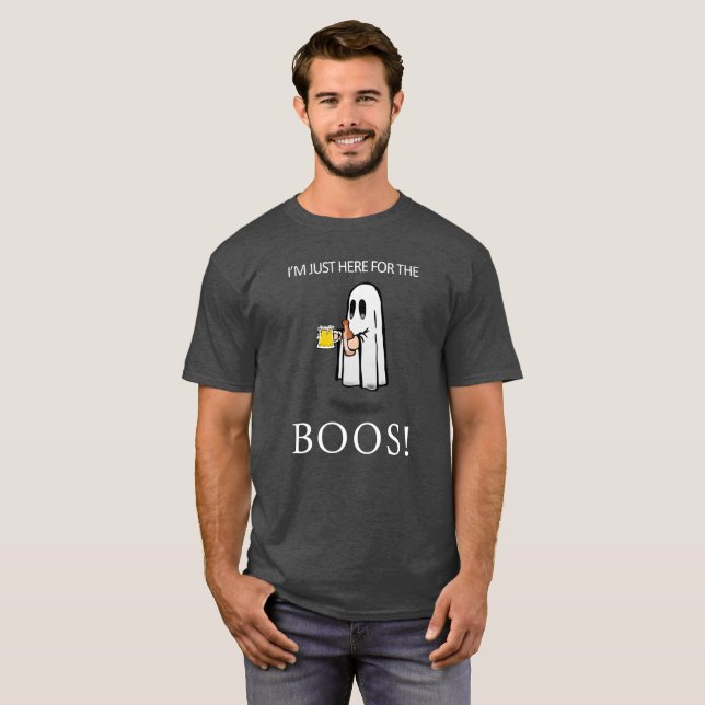 Hier für das Boos Funny Halloween Shirt (Vorne ganz)
