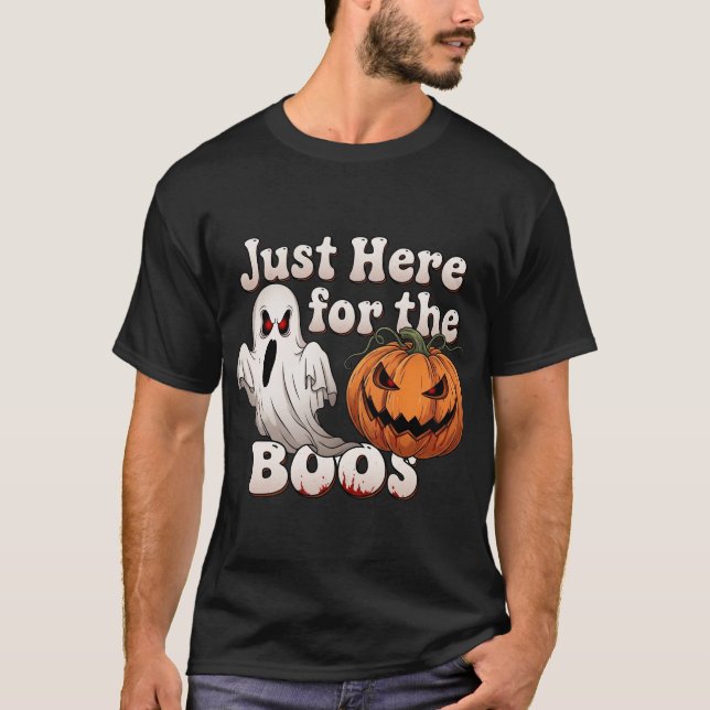 Hier für das BOOS Funny Halloween T-Shirt (Vorderseite)