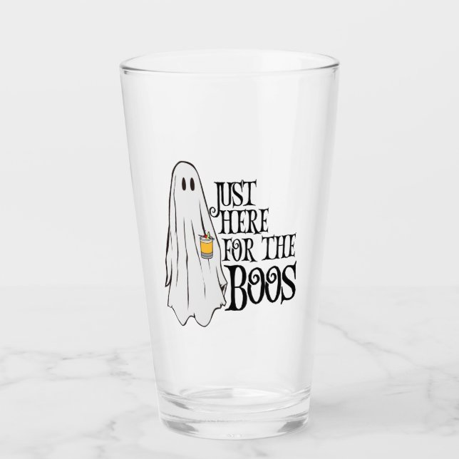 Hier für das Boos Halloween-Bierglas Glas (Vorderseite)