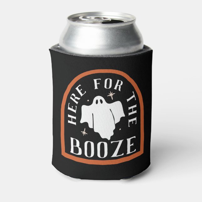 Hier für das Booze Ghost Halloween Dosenkühler (Kanne Rückseite)