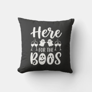 Hier für das Buhen Halloween-Geist-Design_1 Kissen