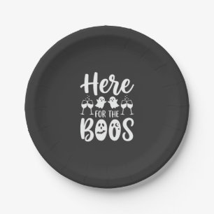 Hier für das Buhen Halloween-Geisterdesign_1 Pappteller