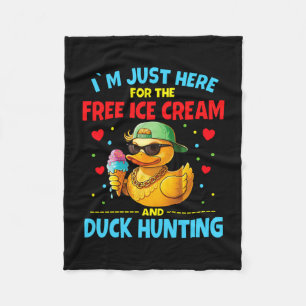 Hier für das Eis und die Entenjagd Fleecedecke