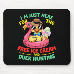Hier für das Eis und die Premium-Entenjagd Mousepad