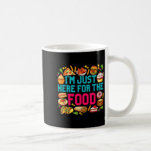 hier für Das Essen Lustiger Foodie Humor Snacklieb Kaffeetasse