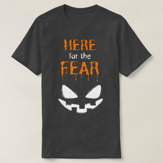 Hier für das Fear Fun Halloween Gruppenkostüm T-Shirt (Design vorne)