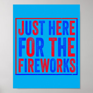 Hier für das Feuerwerk Patriotisch 4. Juli Poster