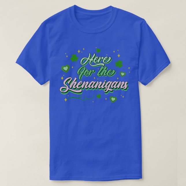 Hier für das Shenanigans St Patricks Day Kleeblatt T-Shirt (Design vorne)