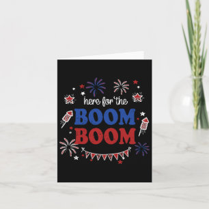 Hier für den Boom Boom 4. Juli Feuerwerk Indep Karte
