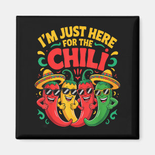 Hier für den Chili lustigen Chili-Koch-Wettbewerb Magnet