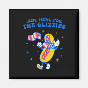 Hier für den Glizzies Funny Amerikanische Unabhäng Magnet