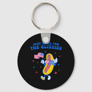 Hier für den Glizzies Funny Amerikanische Unabhäng Schlüsselanhänger