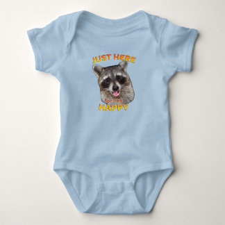 Hier für den Happy Raccoon Baby Bodysuit Strampler