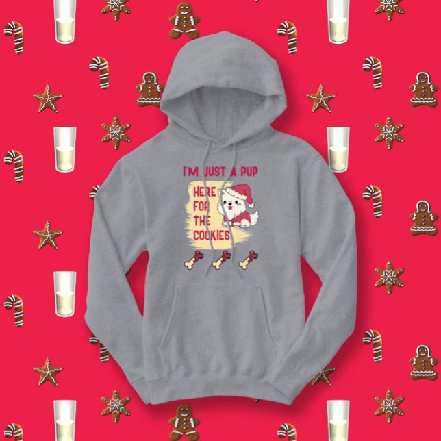 Hier für den Keks Weihnachtshund Hoodie (Von Creator hochgeladen)