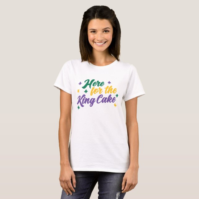 Hier für den King Cake T-Shirt (Vorne ganz)