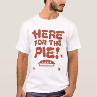 Hier für den Kuchen Lustige Thanksgiving-Handschri T-Shirt