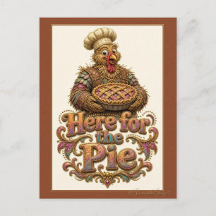Hier für den Pie-Türkei-Koch Erntedankfest Postkarte