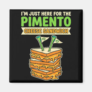 Hier für den Pimento-Käse-Sandwich-Golf-Humor Magnet