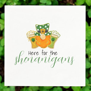 Hier für den Shenanigans St. Patricks Leprechaun Serviette