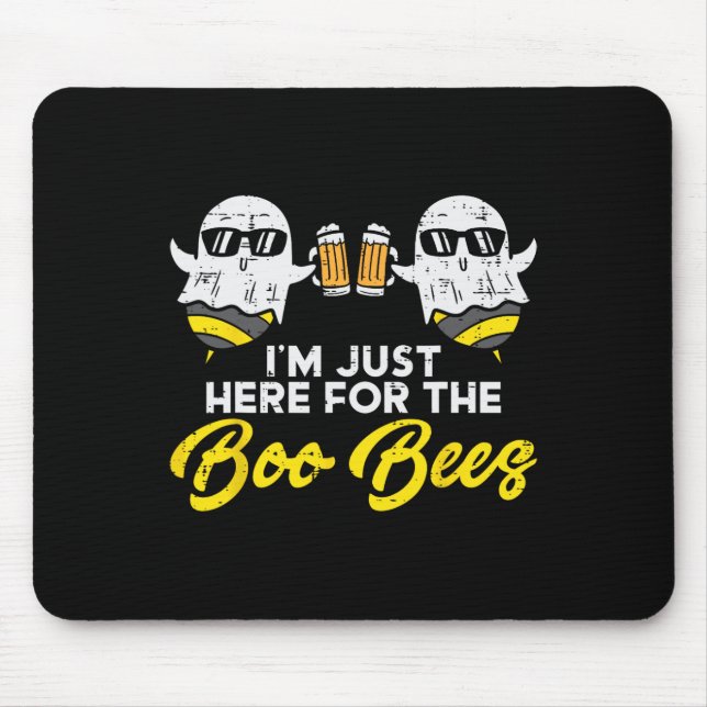 Hier für die Boo Bienen Fun Boo Biene Ghost Hallo Mousepad (Vorne)