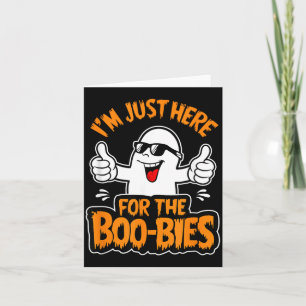 Hier für die Boo-bies Geist lustig unanständig Karte