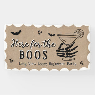 Hier für die Buh Kraft gefärbte kleine Halloween Banner