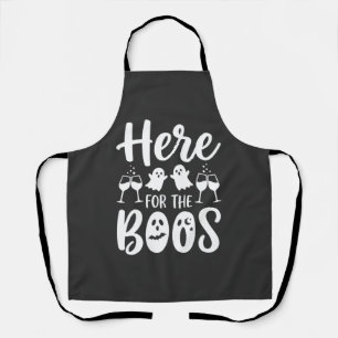 Hier für die Buhs Halloween-Geister-Design_1 Schürze