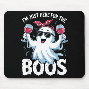 Hier für die Buhs Süßer Geist Lustiger Halloween-F Mousepad
