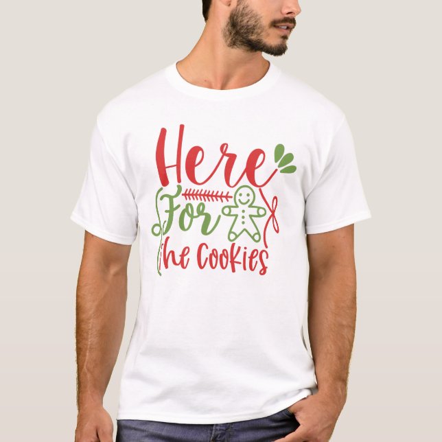 Hier für die Cookies Weihnachts-T - Shirt (Vorderseite)