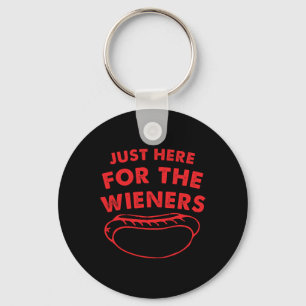 Hier für die Dackeln Funny Hot Dog 4. Juli vor Schlüsselanhänger