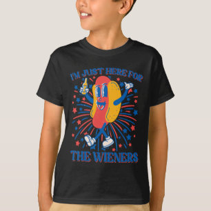 Hier für die Dackeln Hot Dog Funny 4. Juli T-Shirt