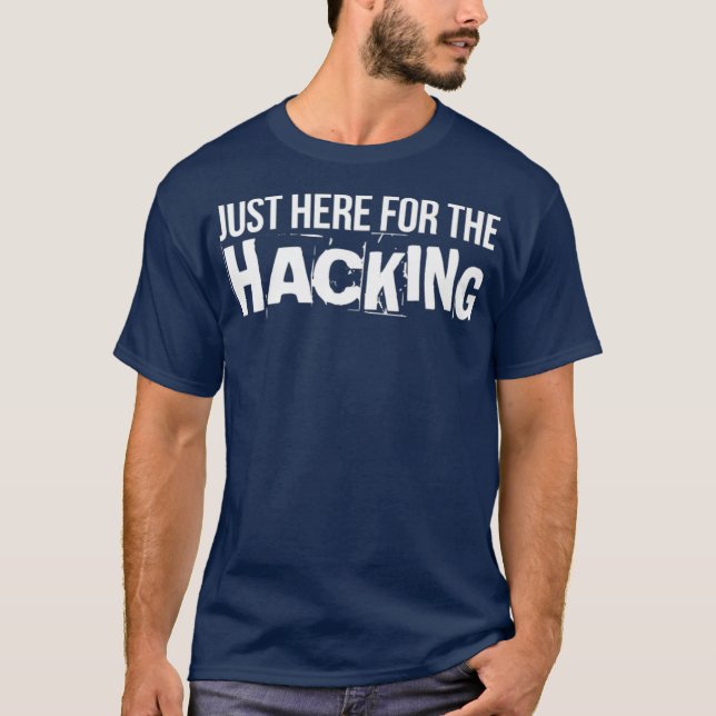Hier für die Hacking Coding Swag Hackathon T-Shirt (Vorderseite)