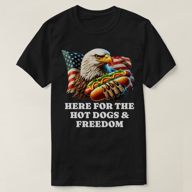 Hier für die Hot Dogs Freedom T-Shirt (Design vorne)