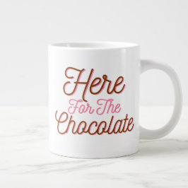 Hier für die Schokolade Jumbo-Tasse