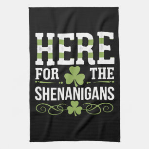Hier für die Shenanigans Irish Ireland St Patrick Geschirrtuch